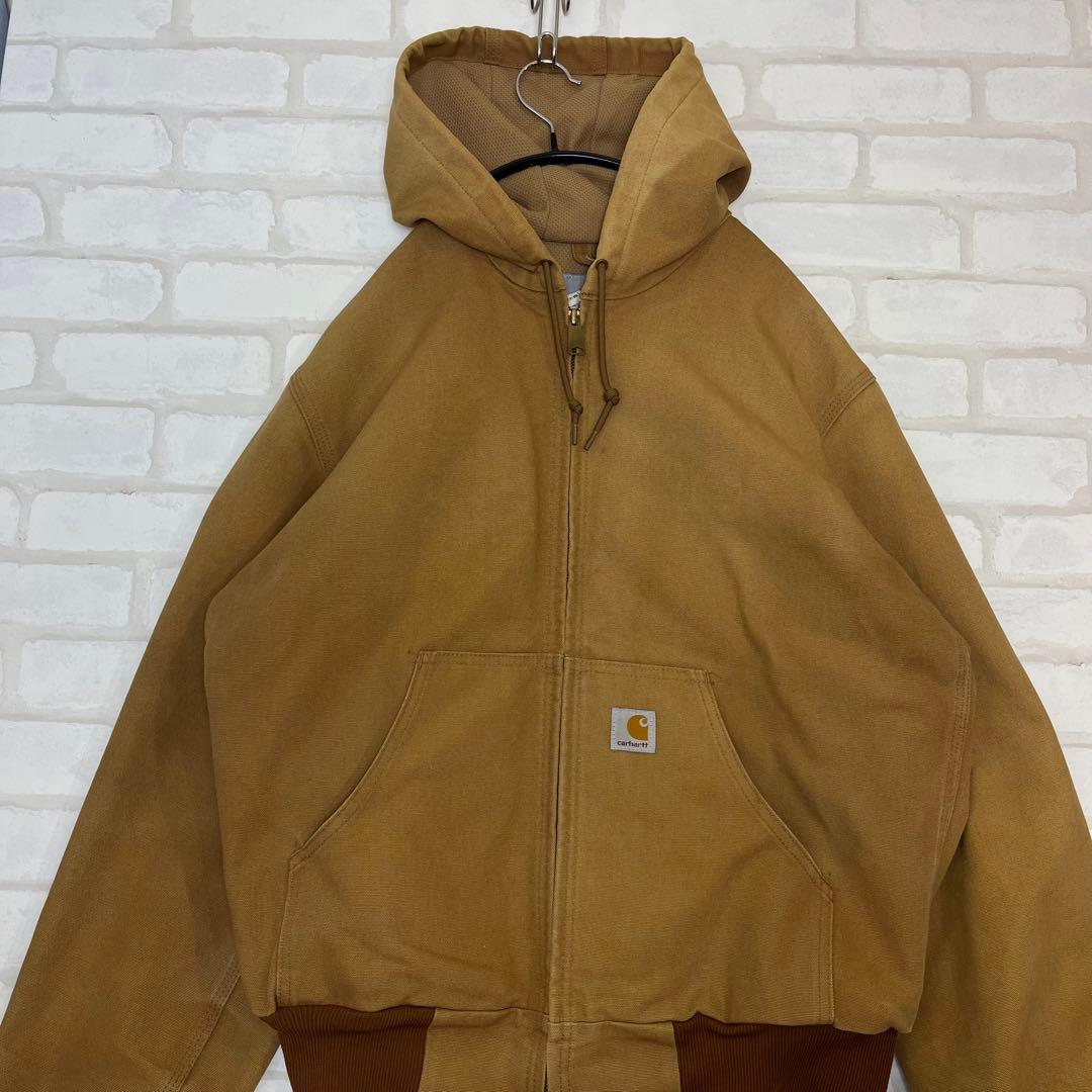 Carhartt アクティブジャケット　USA J131 ブラウン