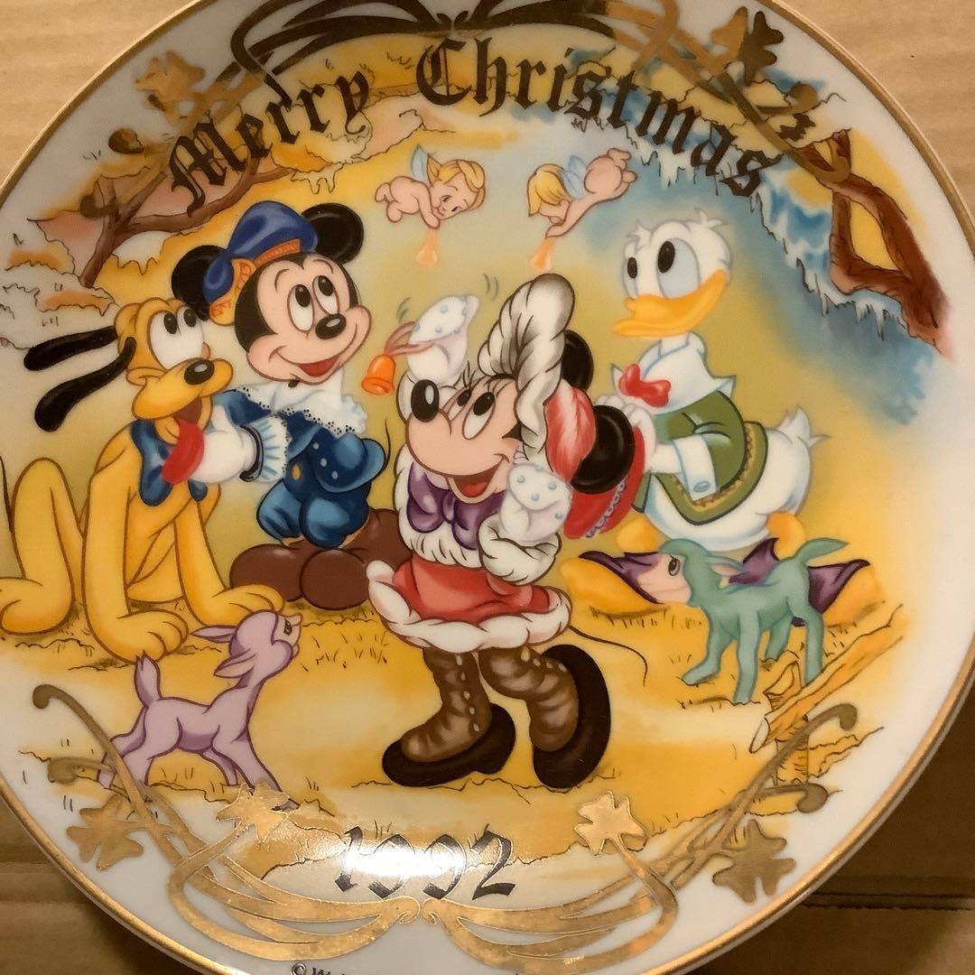 ディズニー 1000枚限定　レアクリスマス　プレート 飾り皿　5枚セット