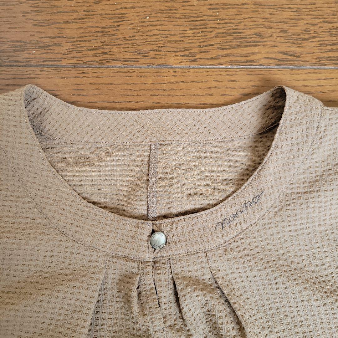 マドモアゼルノンノン　新品タグ付き半袖ブラウス