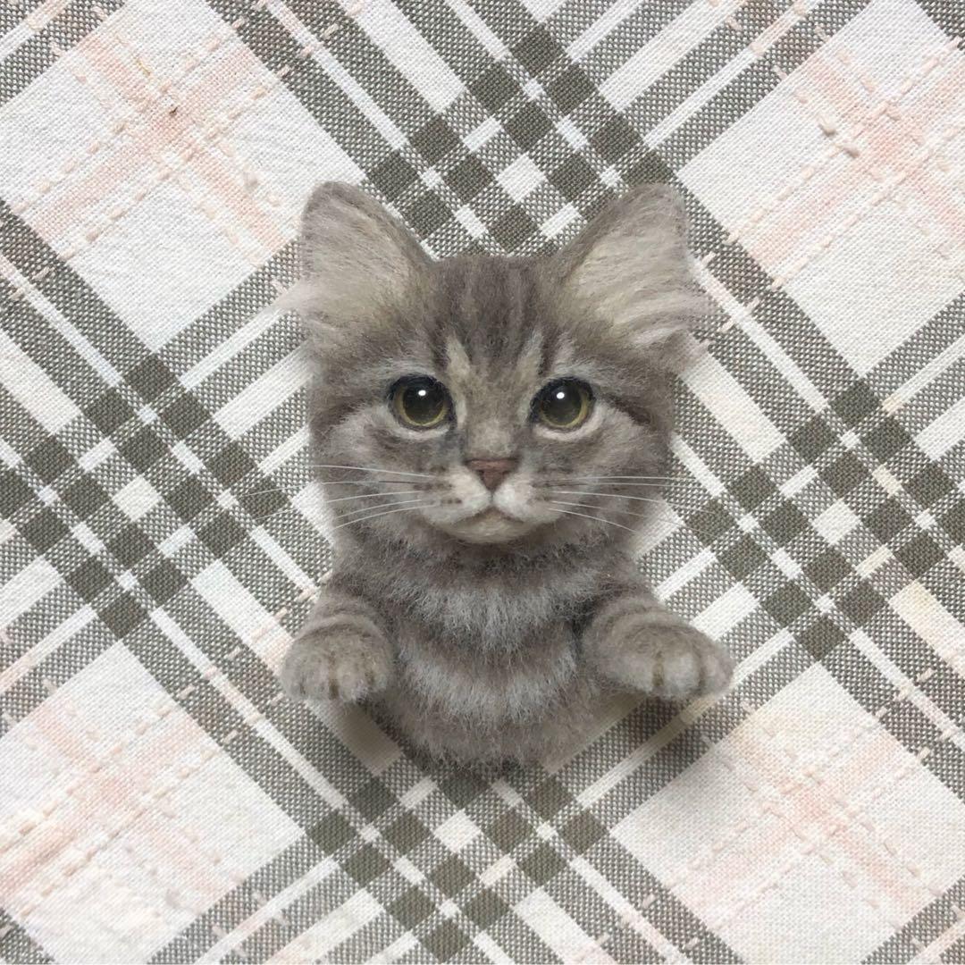 羊毛フェルト 猫 ハンドメイド はな ❦❀プロフお読み下さい❀
