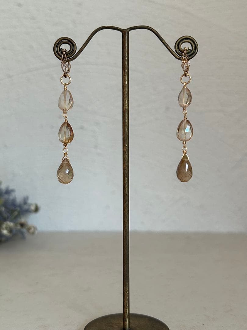 14KGF トパーズのチャーム