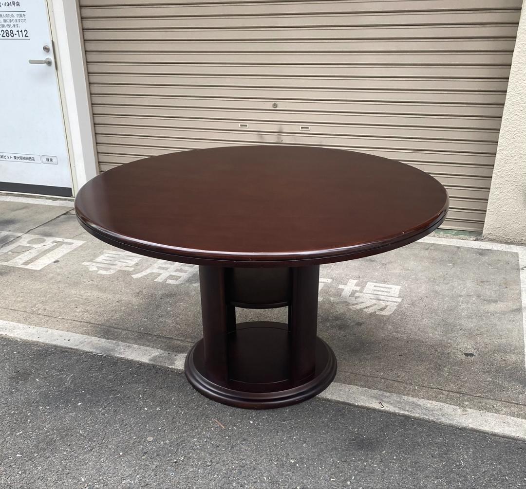 A569♠️エルガダイニングテーブル 径120cm 高70cm ラウンドテーブル