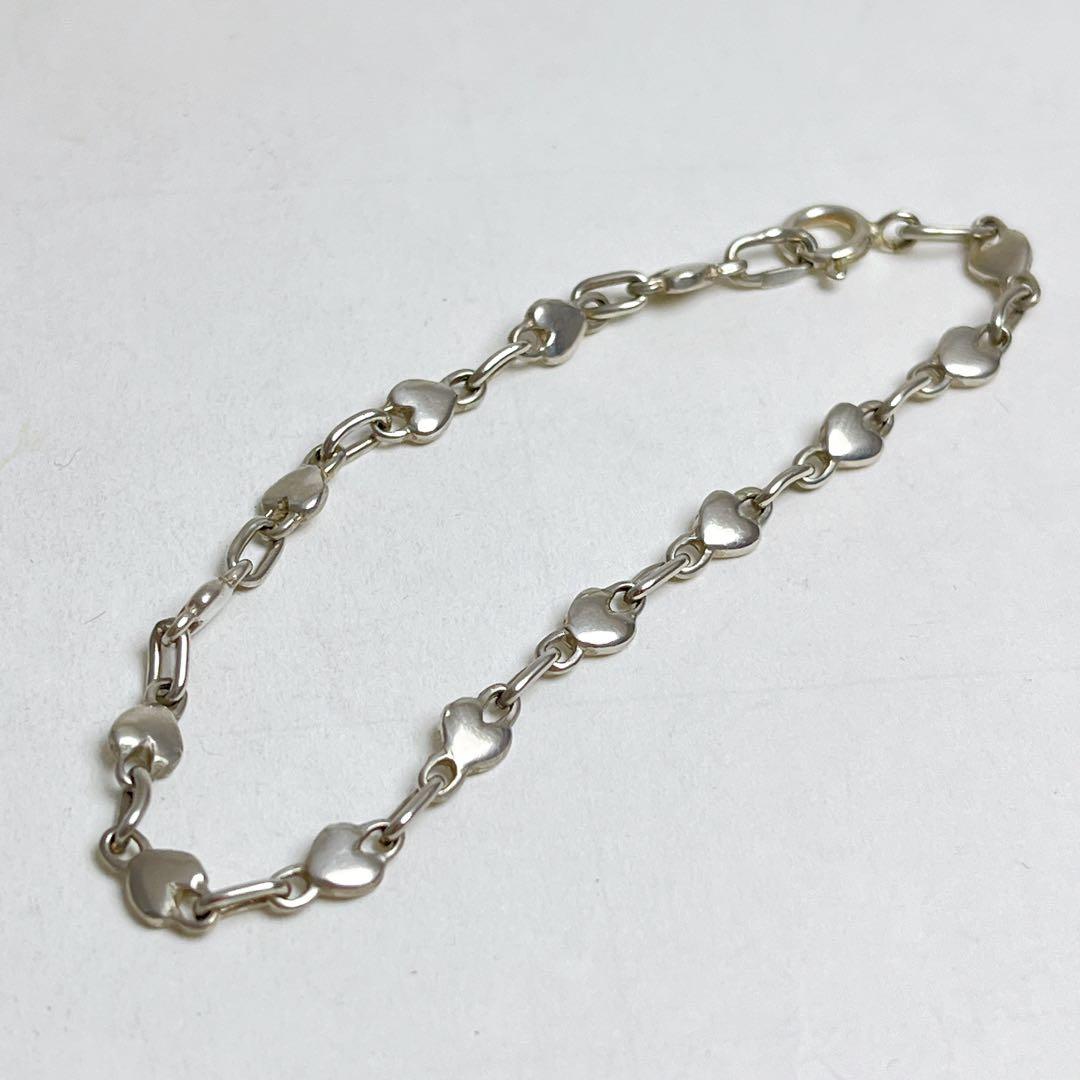 ティファニー　ヴィンテージ　パフハート　オーバルリンク　ブレスレット　925