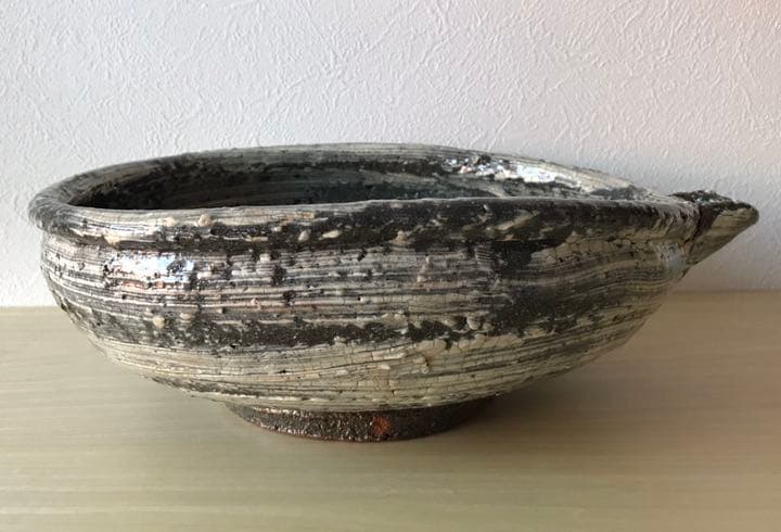 中川自然坊　刷毛目　片口大鉢
