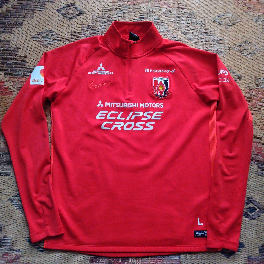 2020浦和レッズ選手支給　ハーフジップジャージ　L
