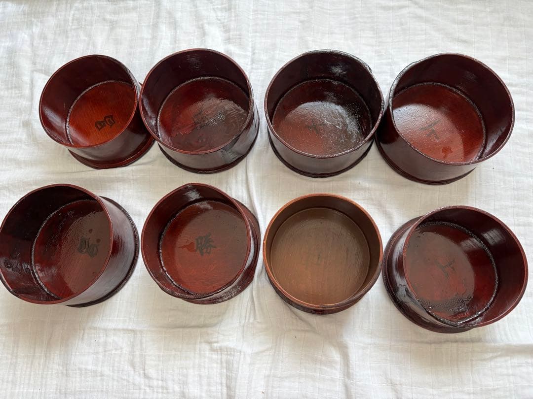 秋田　曲げわっぱ　丸弁当箱　昭和レトロ　レア