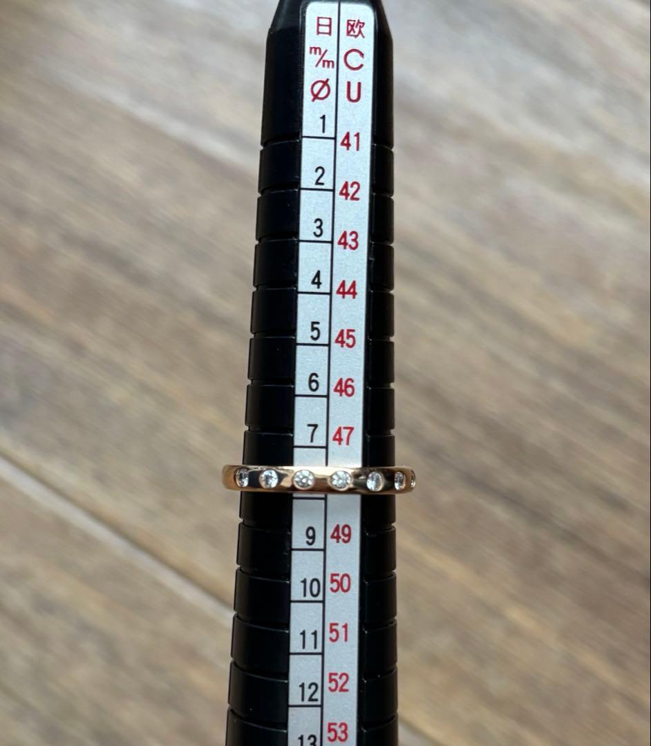 ティファニー　スタッキングバンドリング　エイトダイヤモンド　RG k18