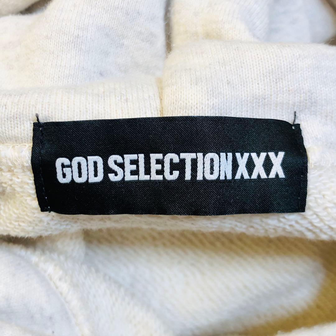 【人気XLサイズ】ゴッドセレクション ロゴワッペン スモールボックスロゴパーカー