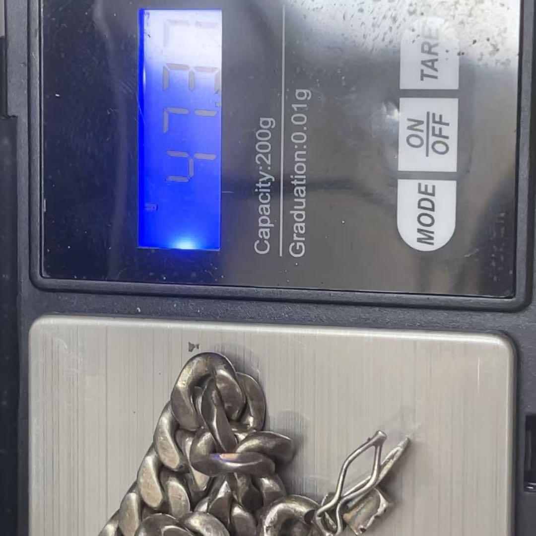 シルバー925 喜平 ブレスレット シルバー (VINTAGE) 約47.3g