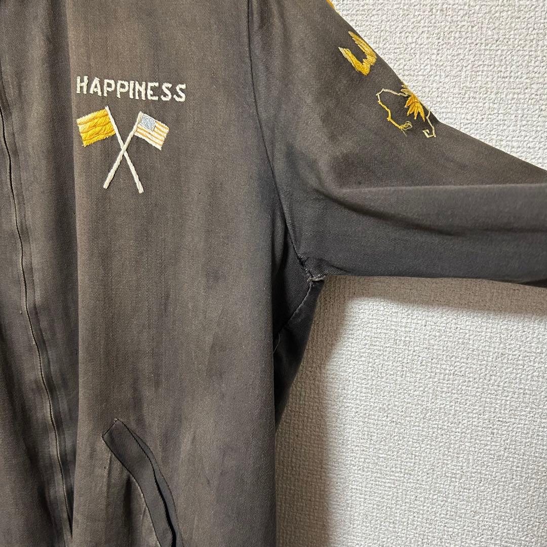 ベトジャン 60s オリジナル ツートン フェード ヴィンテージ スカジャン