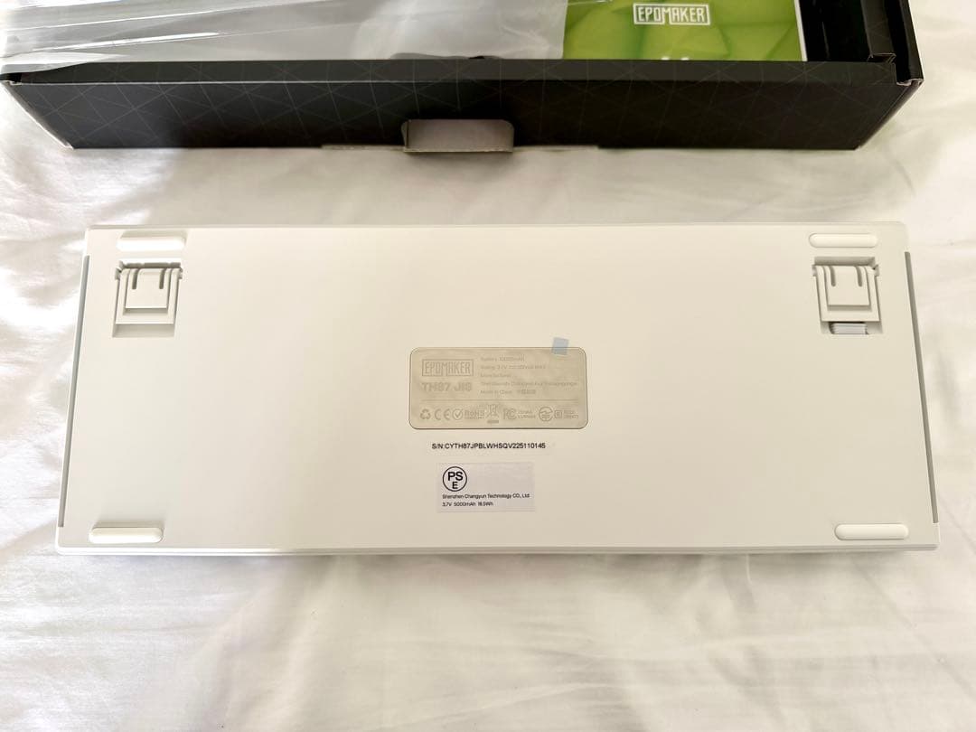 キーボード EPOMAKER TH87 JIS, Sea Salt Silent