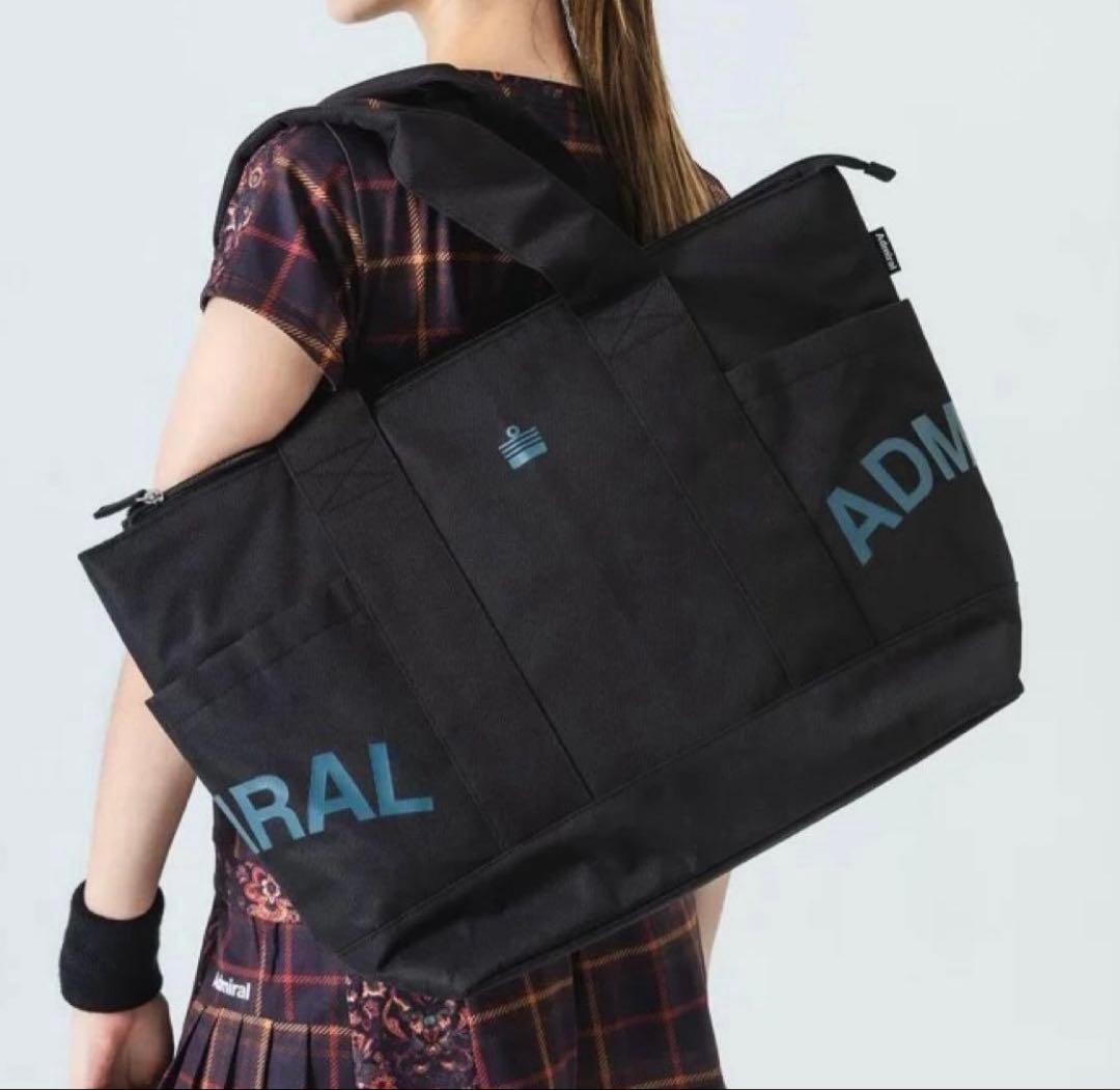 【新品未使用】アドミラル テニスバッグサイドアーチロゴビッグトートバッグ