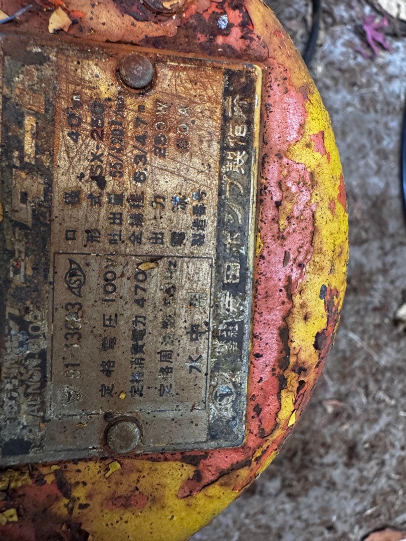 【通電確認済み】 水中ポンプ 100V 寺田ポンプ ツルミポンプ二点セット