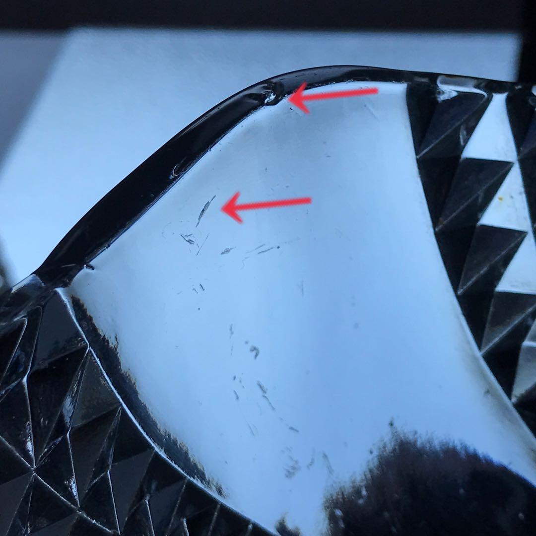 美しいオールドバカラBACCARATセルパンタンSERPENTINEサラダボウル