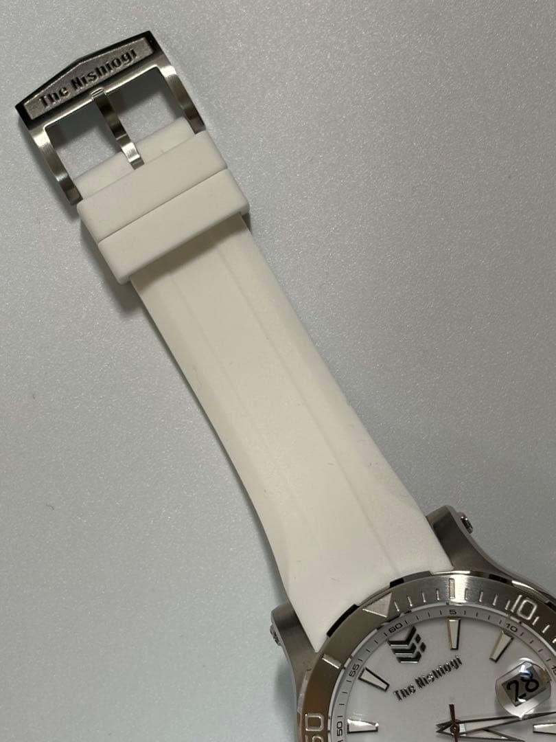 【極美品】The Nishiogi ニシオギ ステンレススチール ホワイトラバー