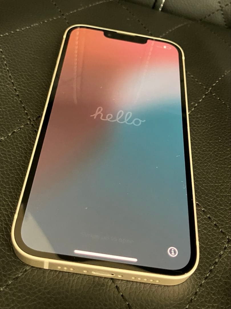 極美品 iPhone14 128GB SIMフリー ホワイト スターライト