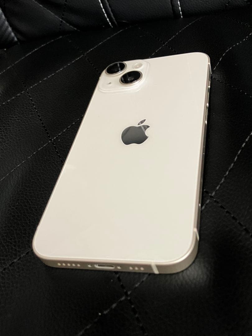 極美品 iPhone14 128GB SIMフリー ホワイト スターライト