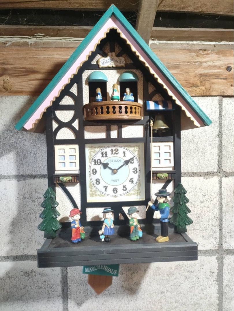 G1495 CITIZEN シチズン　メルヘンハウス仕掛け時計