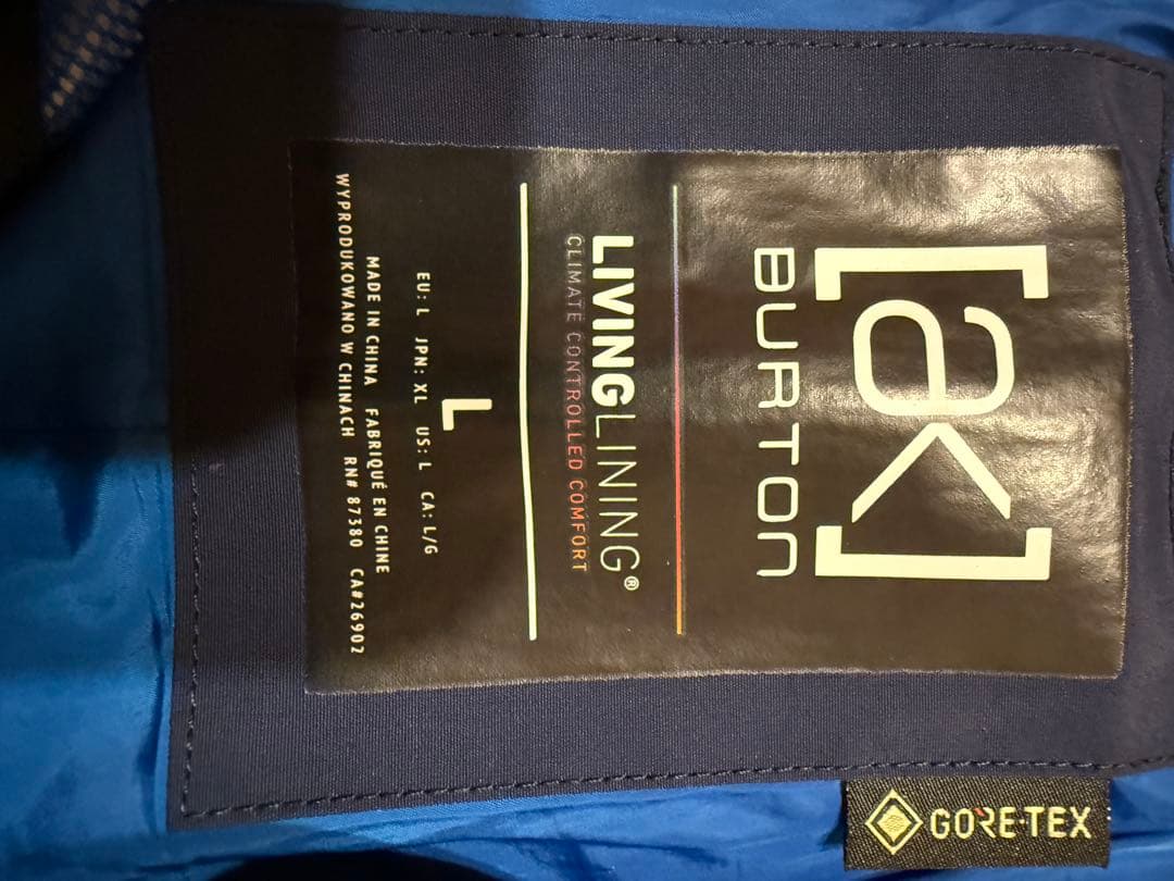 Burton [ak] cyclic （上下セット:JPN XL）