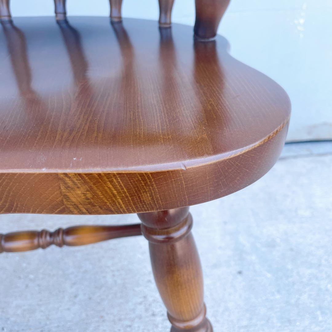 【送料込】飛騨産業 キツツキ アンティーク ウィンザーチェア アームチェア②