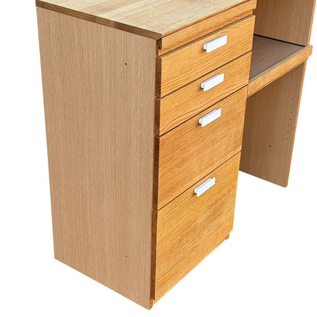 【美品】モモナチュラル HORM ホルム オーク材 キッチンボード 北欧風