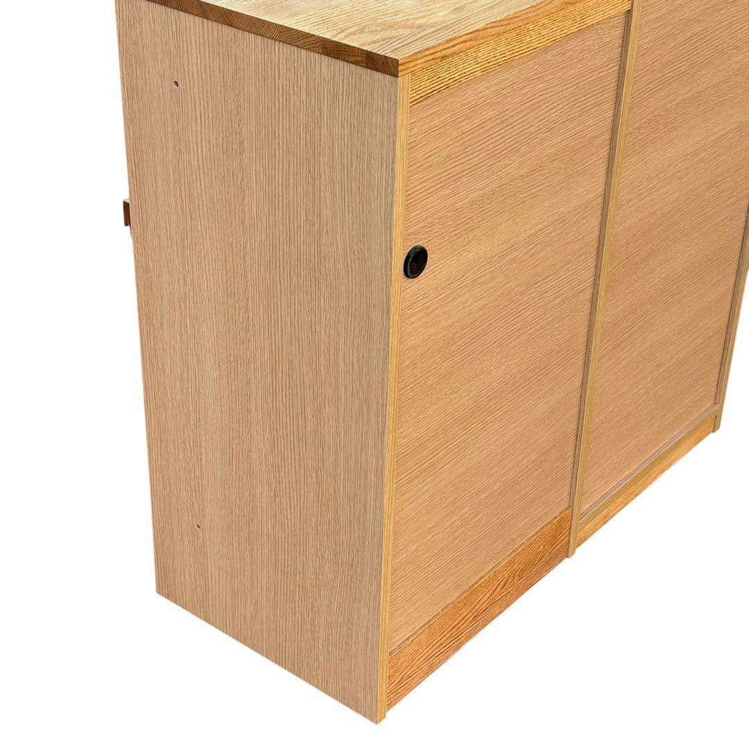 【美品】モモナチュラル HORM ホルム オーク材 キッチンボード 北欧風