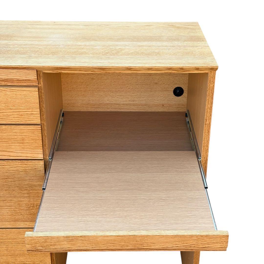 【美品】モモナチュラル HORM ホルム オーク材 キッチンボード 北欧風