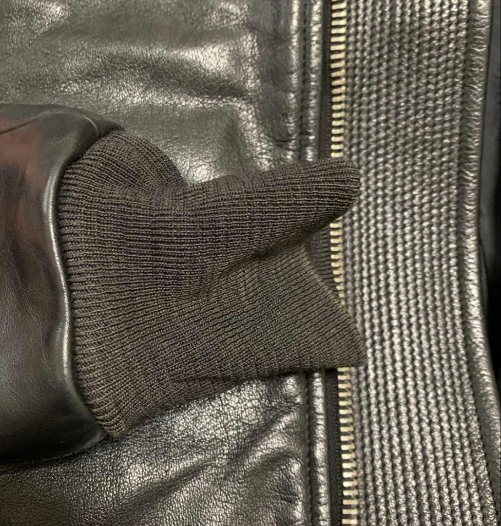 リックオウエンス　レザージャケット　ライダースジャケット