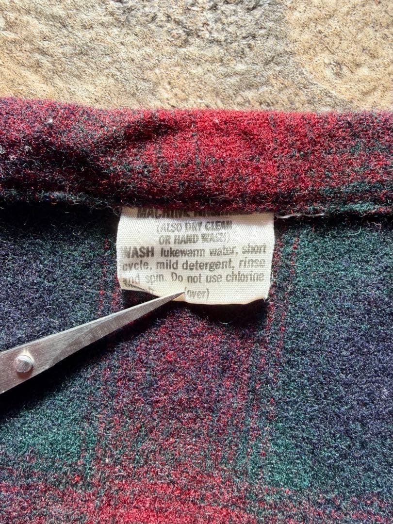 70S PENDLETON ペンドルトン オンブレ ボードシャツ オープンカラー