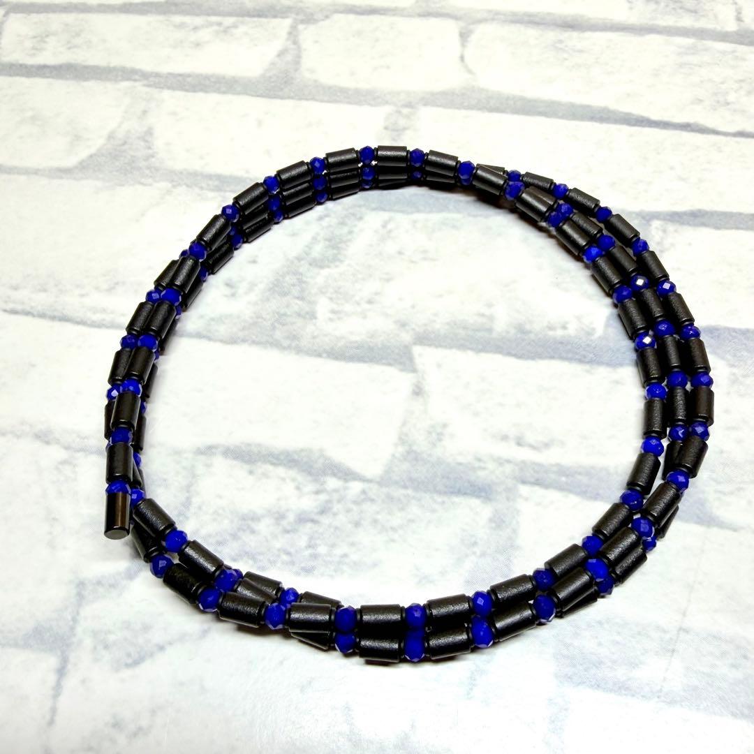 【極美品】コアフォースループ ラピスラズリ CFL70 ブレスレット ブルー