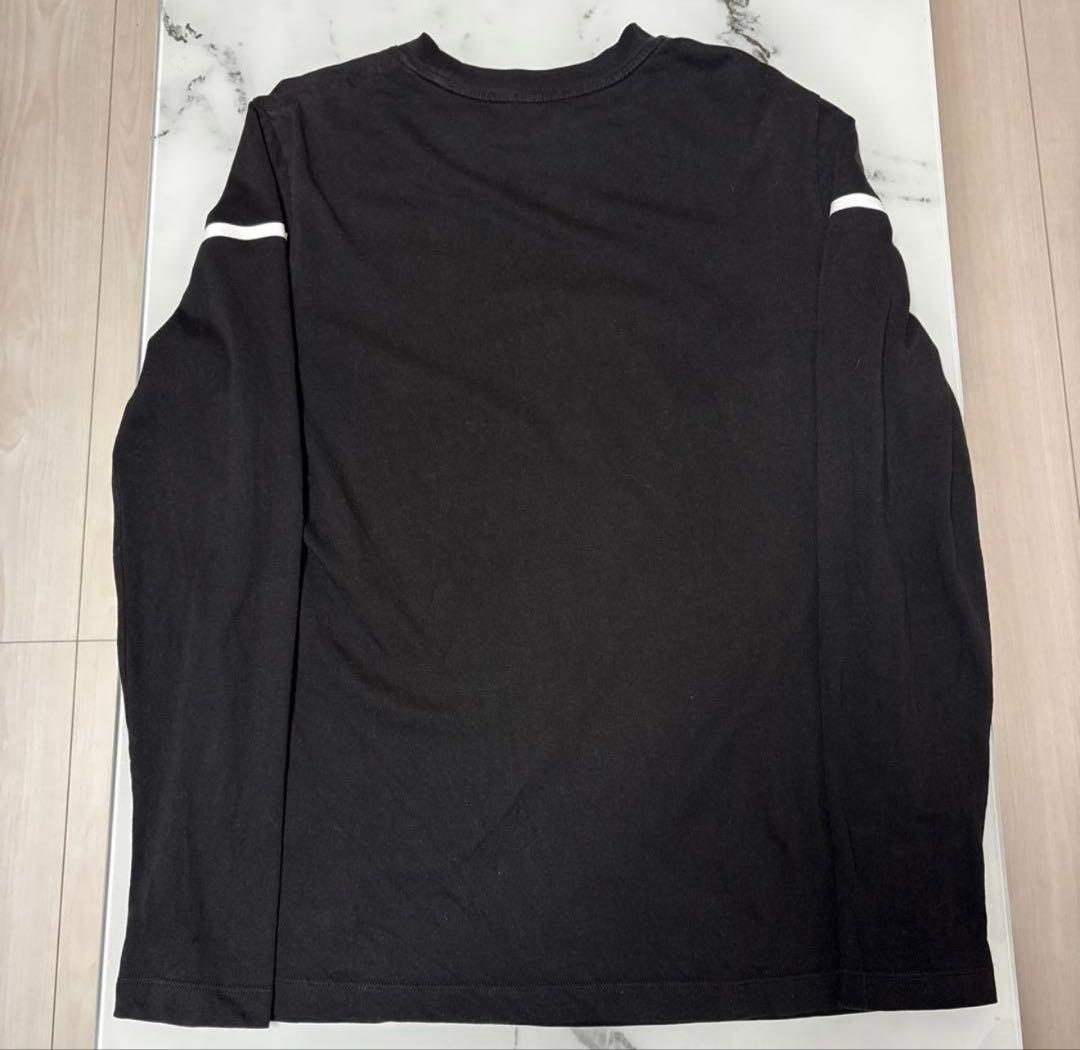 確実正規品MONCLER モンクレール ロングTシャツ 黒