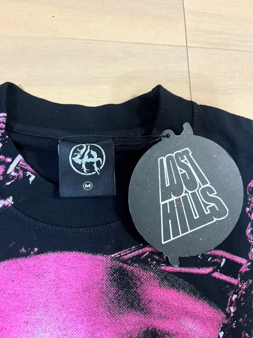 LOST IN THE HILLS スカルデザイン Tシャツ&ショーツセット M