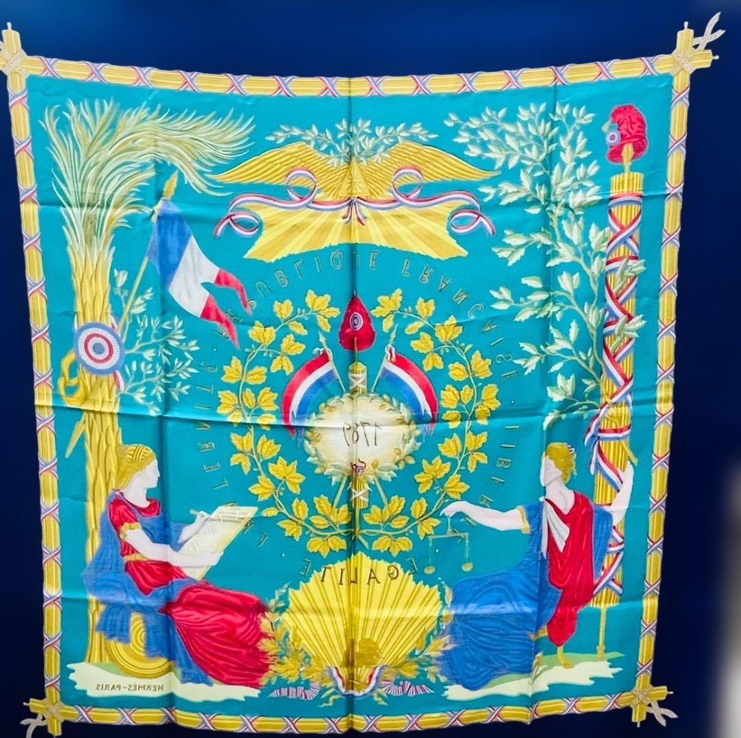 ☆HERMÈS カレ90 シルクスカーフ フランス革命