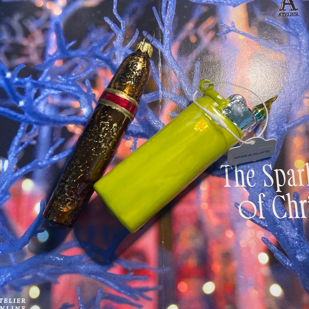 アスティエ・ド・ヴィラット　クリスマスオーナメント　シガー＆ライター