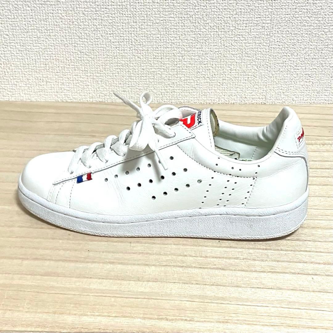 ほぼ新品 PATRICK ケベック QUEBEC WHT 日本製 ホワイト 24