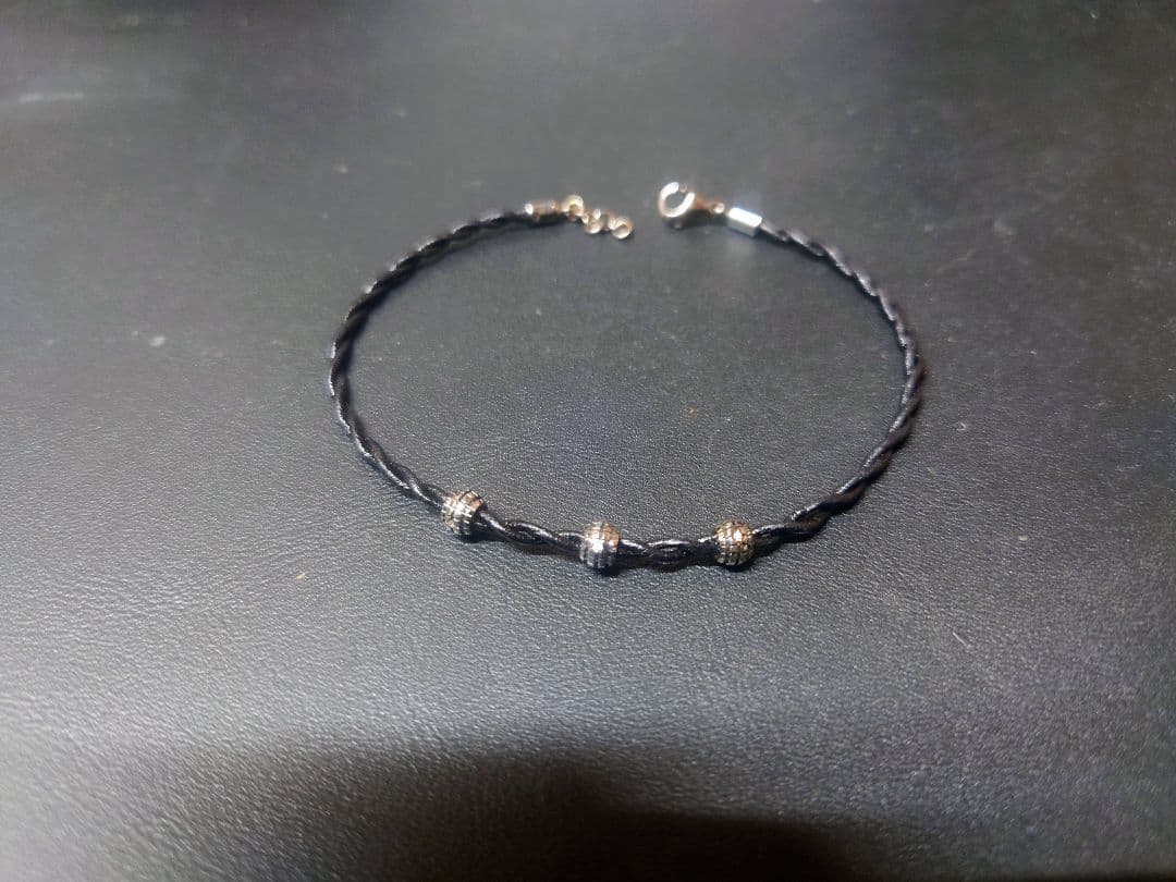 DAMIANI (ダミアーニ) ブレスレット 3Pダイヤ K18WGブラック