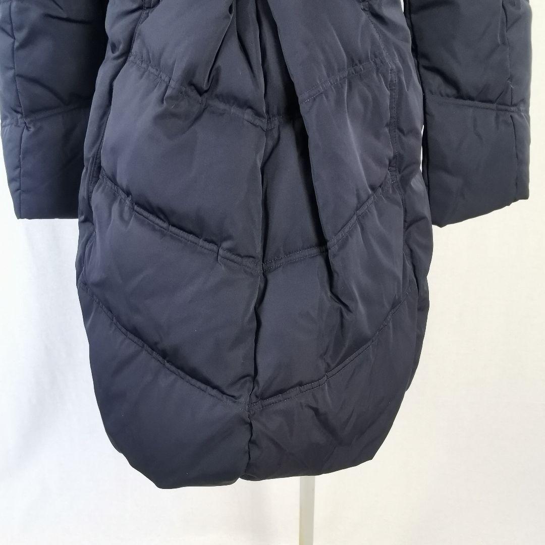 極美品 タグ付き フォックスファーバッスルスタイルダウンコート