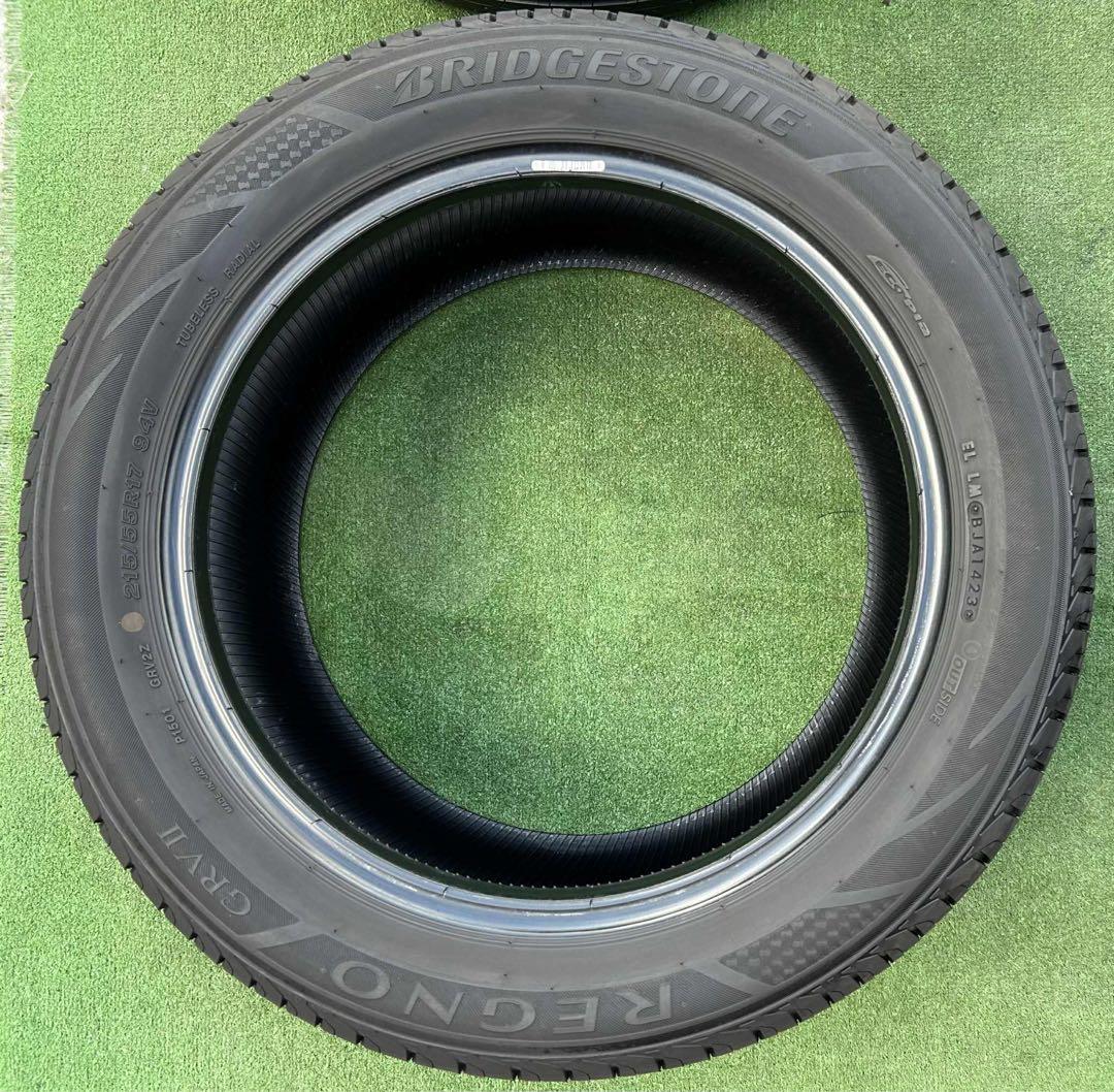 215/55 R17 BRIDGESTONE REGNOラジアルタイヤ2023年