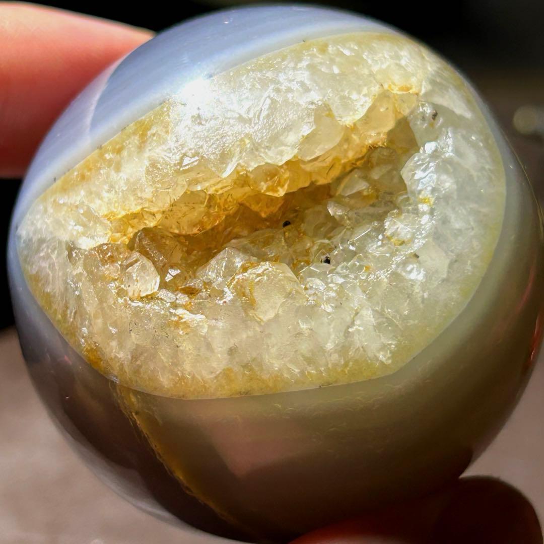 ☆別格高級品！福運大黒秘宝⑧！水晶　アゲート　クラスター　原石　ドーム　置物