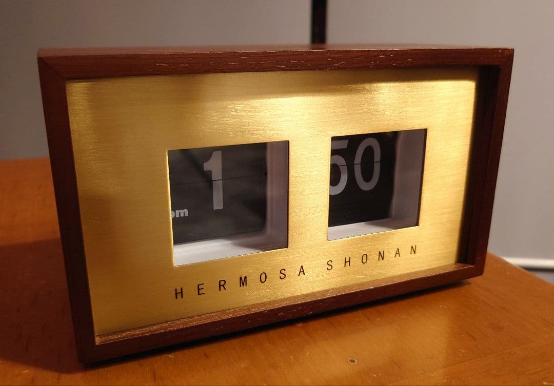 HARMOSA ハモサ ピボットクロック　時計 RP-002 パタパタ時計 美品