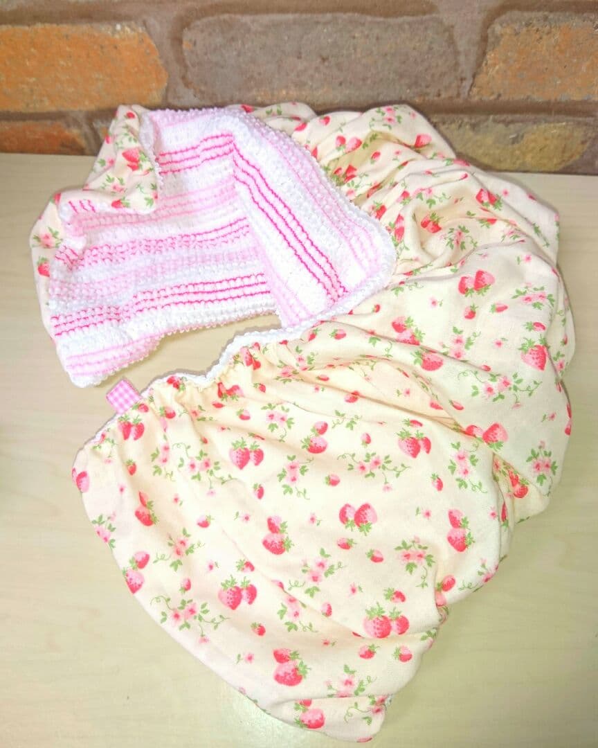 専用❤みかん＊癒しの⭐厚め＊オリジナルボディタオル❤Yuwa＊苺…レッド❤