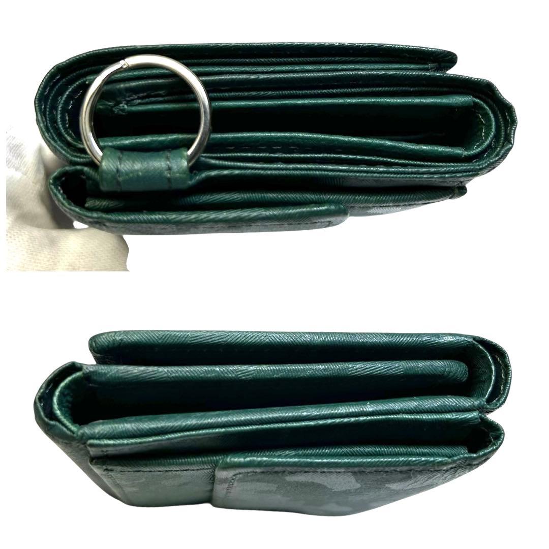 希少　極美品　PORTER ポーター　 WONDER 三つ折り財布　迷彩　緑