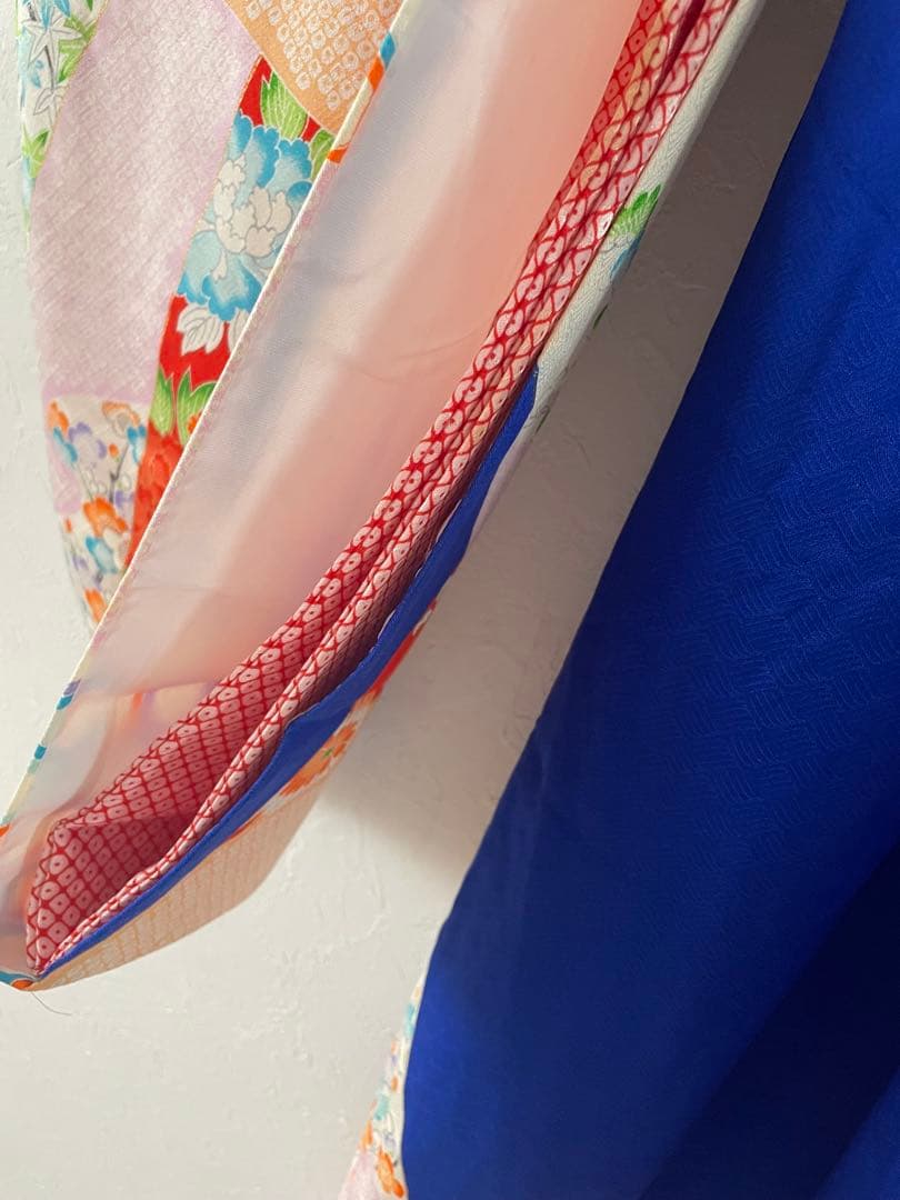 七五三　7歳　正絹お着物セット　作り帯