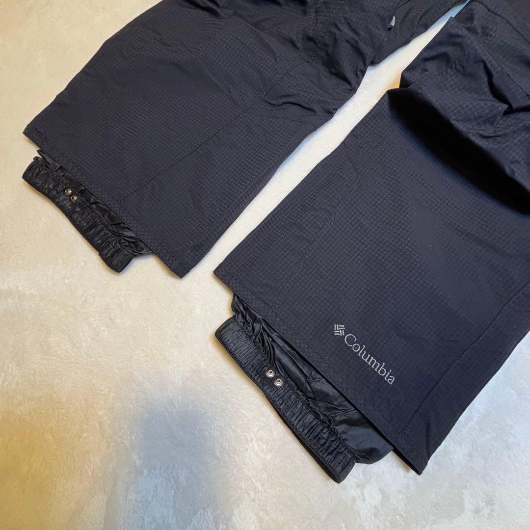 【美品】コロンビア　スノボーウェア　黄土色×ブルー　L