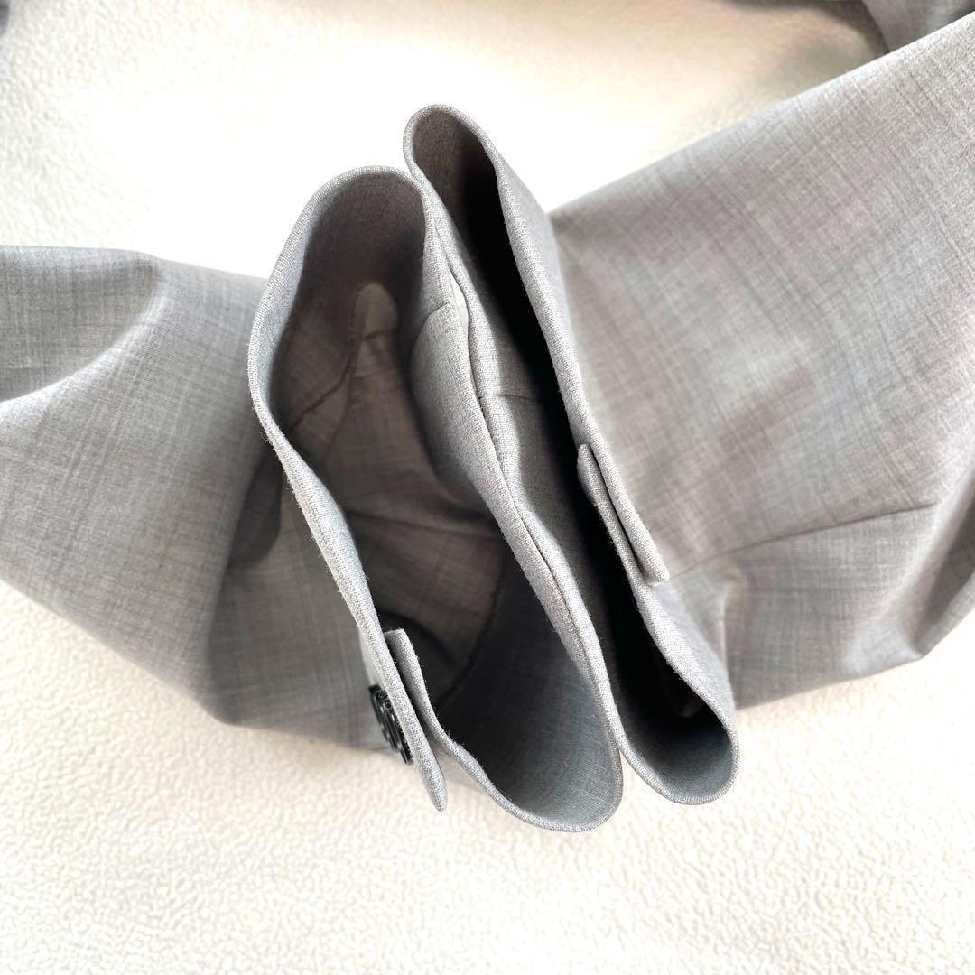 【極美品・未使用級】インディヴィ YUNSA 洗える パンツスーツ セットアップ