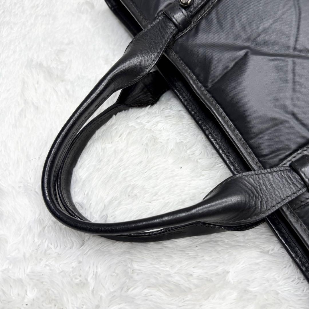 ハンティングワールド バチュー ナイロン レザー トートバック A4 ブラック