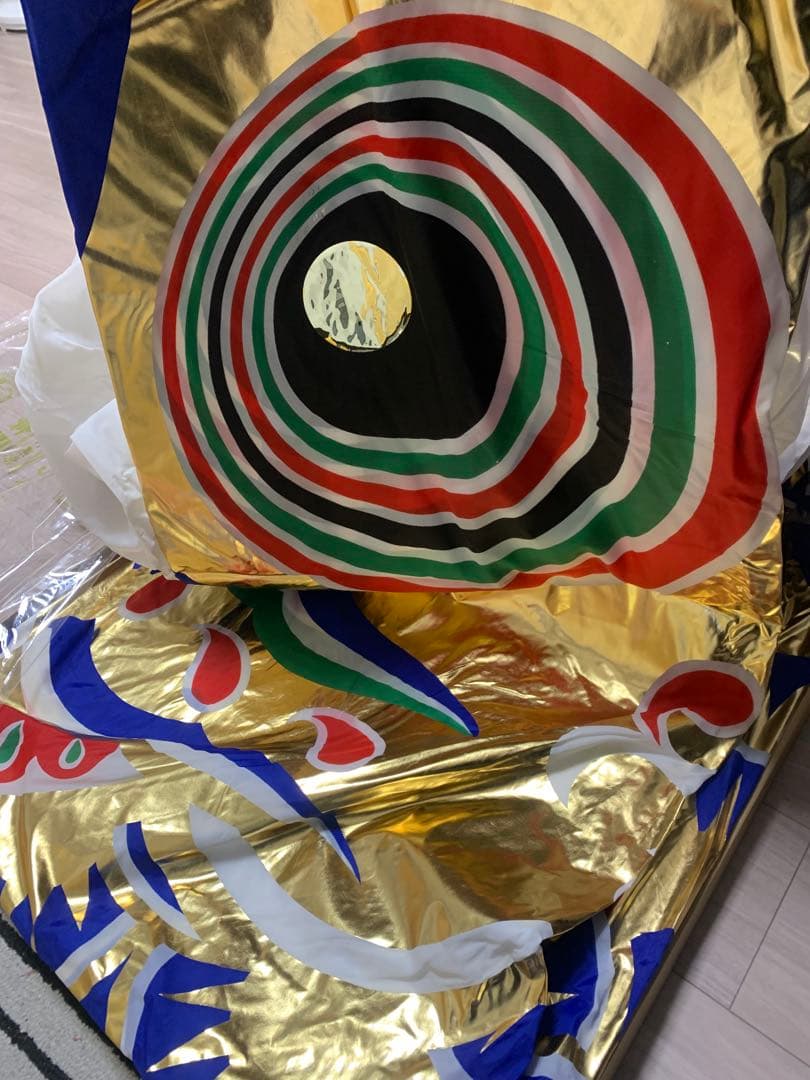 鯉のぼり　岐山日本鯉　10m　青　金　新品未使用品こいのぼり