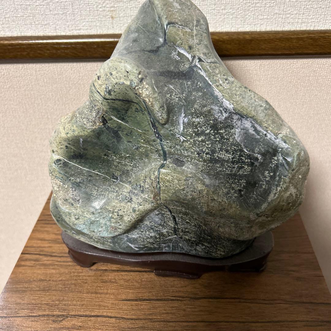 さらに最終お値下げ台付蛇紋石日本