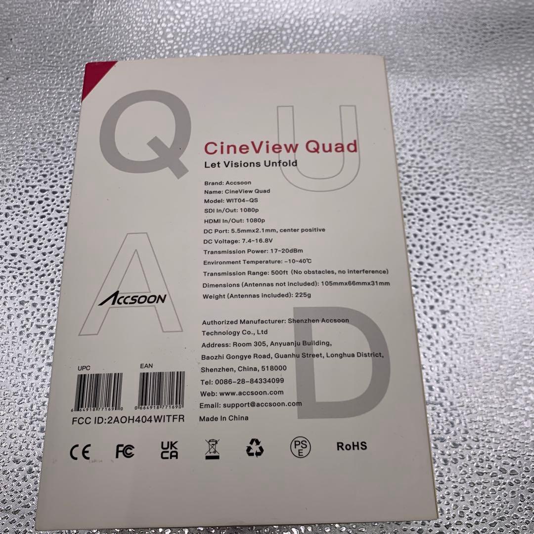 ビデオカメラ Q3763 Accsoon CineView Quad