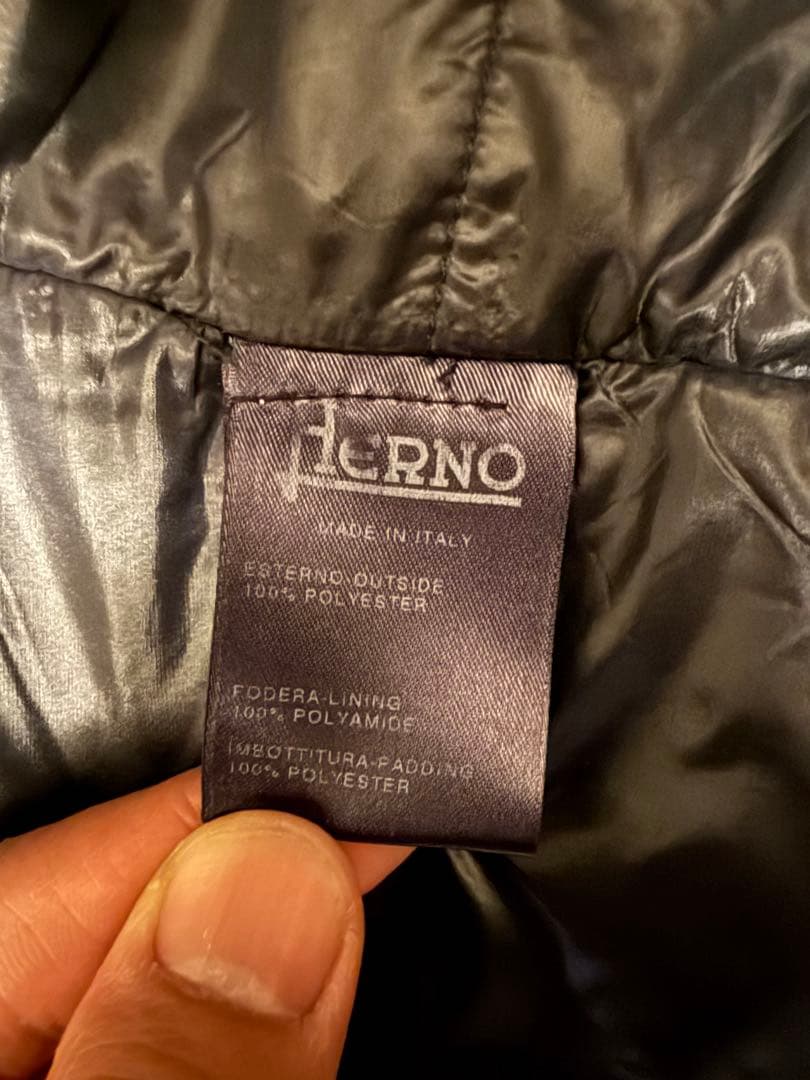 Herno ヘルノ コート イタリア製 ネイビー サイズ42(S相当)